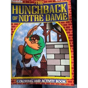 Vintage Hunchback of Notre Dame Coloring and Activity Book Kappa Books 1990s USA
